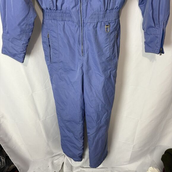 VTG Bogner One Piece Zip Periwinkle Blue Ski Snow Suit Size 6 Retro Made In USA - Picture 4 of 16
